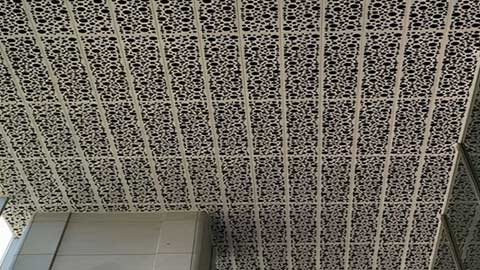 沖孔鋁單板也可以用到裝修房子上